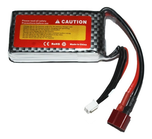 1 Pila Recargable 7.4v  1500mah 35c