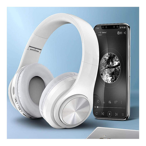 Producto Generico - Auriculares Bluetooth Sobre La Oreja, G. Color Blanco