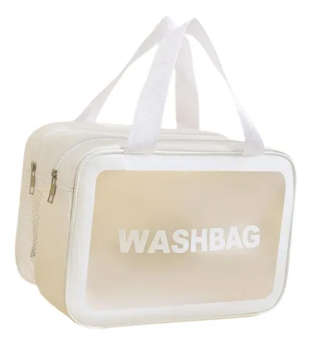 Bolsa De Aseo De Viaje, Estuche Para Mujer, Bolsa Blanco L