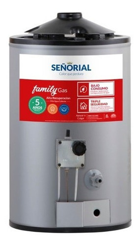 Imagen 1 de 3 de Termotanque Señorial Family Gas 30 Litros