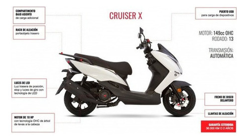 Zanella Scooter Cruiser X 150 V. López