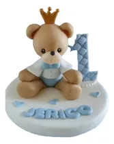 Comprar Adorno Torta Osito Rey + 15 Souvenirs Ositos Porcelana Fría