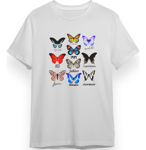 Polera Estampada Taylor Swift - The Eras Tour Mariposas