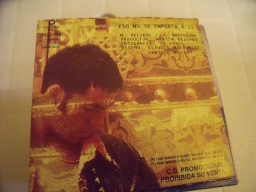 Cd Moctezuma Eso No Te Importa Promo Sencillo (Usado)