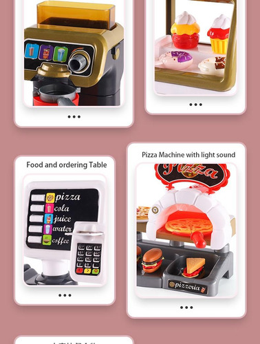 Juguete Set De Cocina De Pizza Para Niños