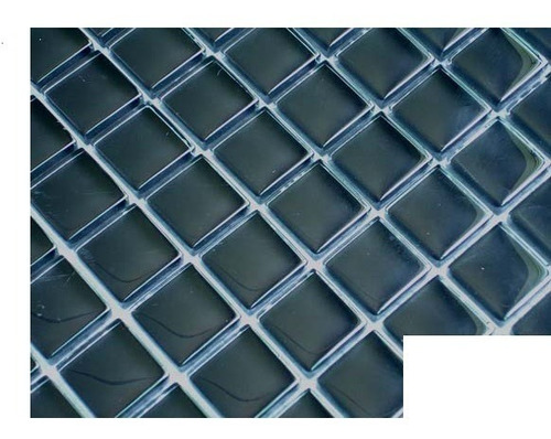 Mosaico Vidrio Gris Serie Cristal Piscina 2.3x2.3.x4 Cj:2m²