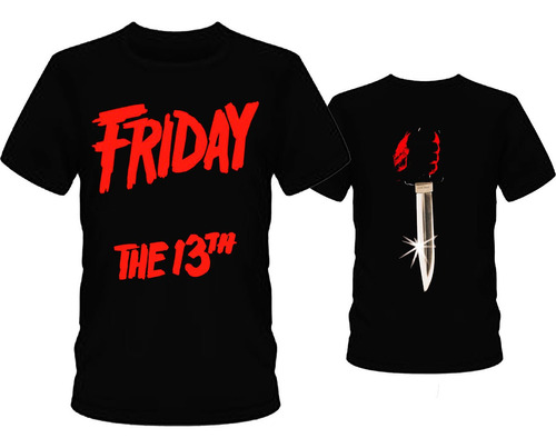 Remera Friday The 13th 28 - Doble Estampa Digital