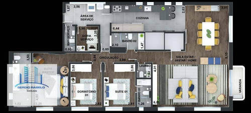 Imagem 8 de 8 de Apartamento Com 3 Dormitórios À Venda, 171 M² Por R$ 2.190.000 - Moema - São Paulo/sp - Ap3521