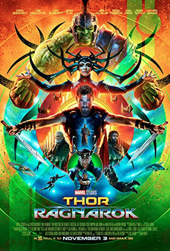 Póster De Película De Thor: Ragnarok 11x17 Limited Edition