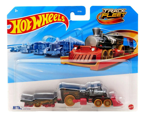 Carrinho Hot Wheels Caminhão Track Fleet Lacrada 1/64 Mattel Cor Nitro Rail