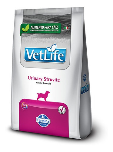 Ração Vet Life Natural Canine Urinary Struvite - 2kg