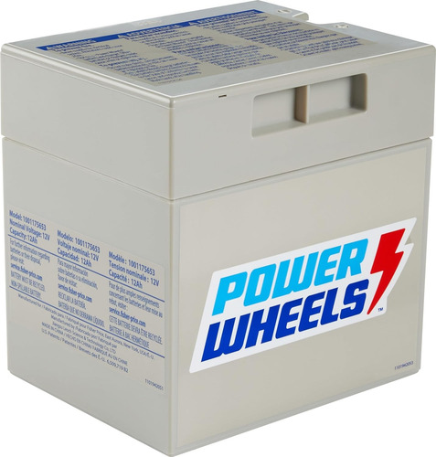 Bateria Power Wheels 12v Para Montables De 4 A 6 Horas Apox