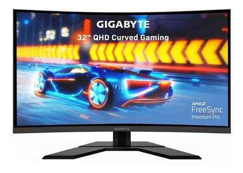 Monitor Gigabyte Gaming 32p Qhd 2560x1440 165hz G32qc A- /vc Color Negro