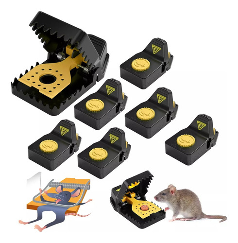 Trampa Para Ratas Reutilizables Grande Ratones 8pcs Portátil