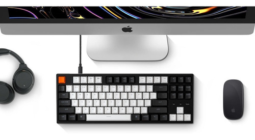 Imagen 2 de 5 de Teclado Keychron C1 Solo Cable Hot Swapp Red Switch Sin Luz