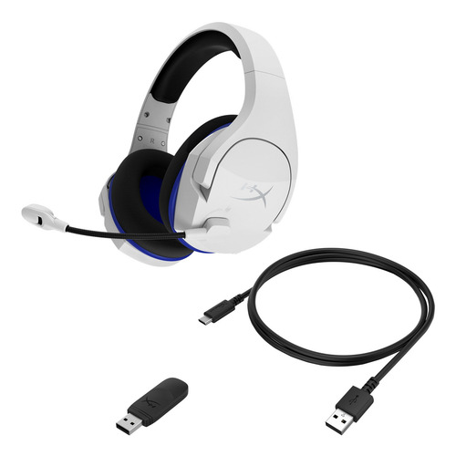 Auriculares gamer inalámbricos HyperX Cloud Stinger Core HHSS1C-KB blanco