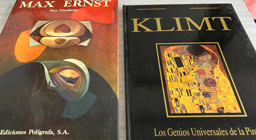 2 Libros De Pintura: Max Ernst + Klimt- Usados Buen Estado 