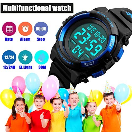 Reloj Infantil Para Niño Y Niña Multifuncion Digital Led Dep