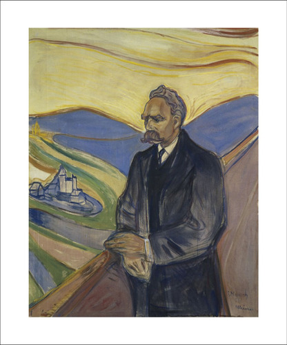 Lamina Fine Art Friedrich Nietzsche Munch 50x60 M Y C Arte