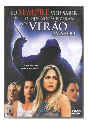 Dvd Eu Sempre Vou Saber O Que Voces Fizeram No Verao Passado