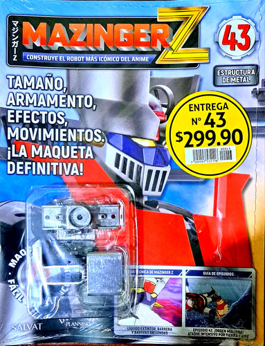 Construye Tu Mazinger Z Editorial Salvat Edición 43