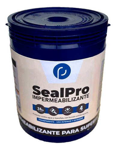 Recubrimiento Impermeabilizante Pisos Atermicos Sealpro 4l