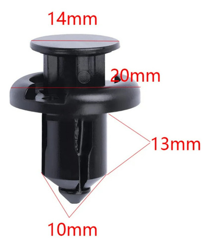 Kit 25 Grapas Ajuste Remache Parachoques Para Honda Odyssey