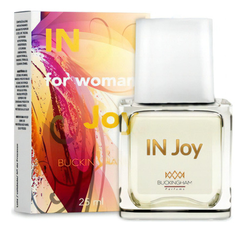 Perfume In Joy Feminino By Buckingham Floral Suave Alta Qualidade E Fixação