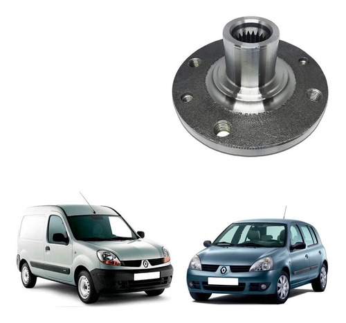 Cubo Roda Dianteira Renault Kangoo Laguna Symbol Clio 