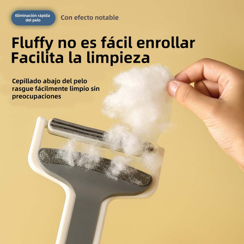 Cepillo Para Quitar Pelusa Y Depiladora Gris Para Mascotas,2