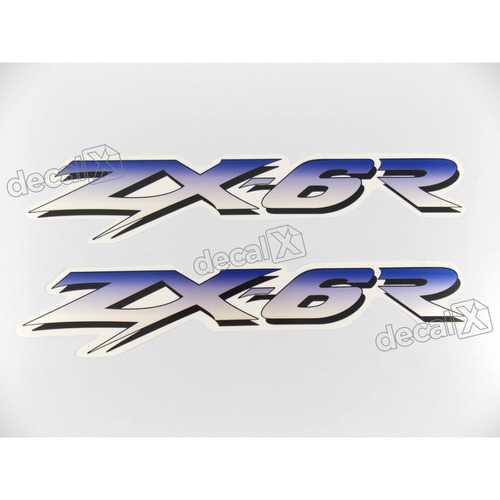 Adesivo Emblema Kawasaki Zx6r Par Zx6r8 Zx 6r Fgc