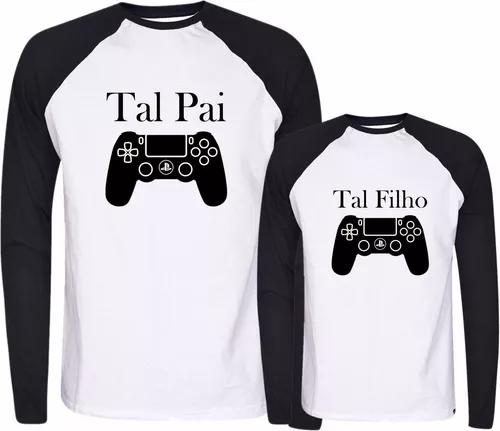 Kit tal pai tal filho mestre no free fire na Camiseteria S.A.