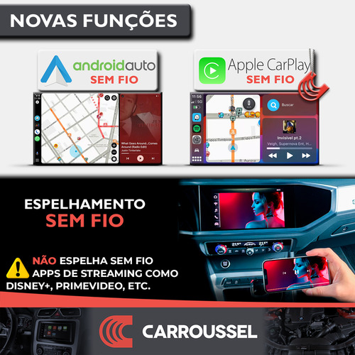 Carplay Androidauto Espelhamento Sem Fio Via Wifi Fiat