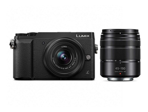 Panasonic Lumix G Kit GX85 + lente 12-32mm + lente 45-150mm DMC-GX85W - Negro