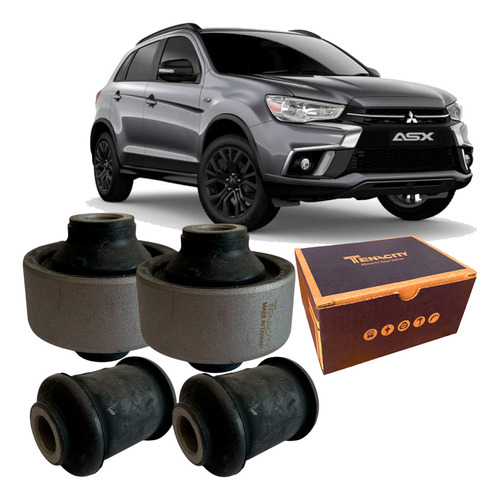 Kit 4 Bucha Bandeja Asx 2011 2012 2013 2014 2015 2016 A 2022
