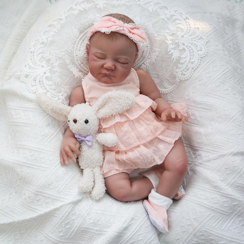 Bebes Reborn Silicona August Awake Realista Juguetes Niñas