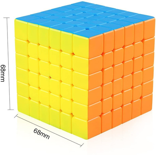 Cubo Rubik 6x6x6 Original Tipo Rubik Fácil Giro