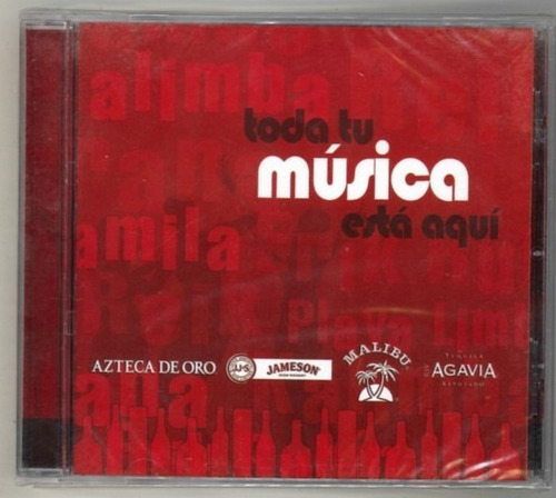 Toda Tu Musica Esta Aqui Cd Promocional 2010 Varios Artistas