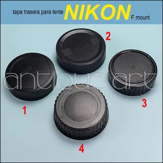 A64 1 Tapa Posterior Lente Nikon Lens Cap Nikkor F Mount