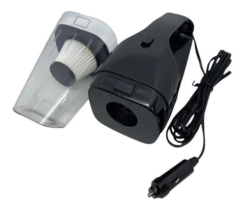 Imagen 3 de 8 de Aspiradora Portatil 12v Polvo Liquido Cable 4m Accesorios Bl