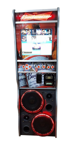 Maquina De Musica Jukebox Tela De 17 Polegadas Em Led Bud