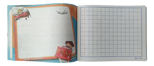 2 Libretas Mi Primer Cuaderno Preescolar Cuadro Aleman Norma