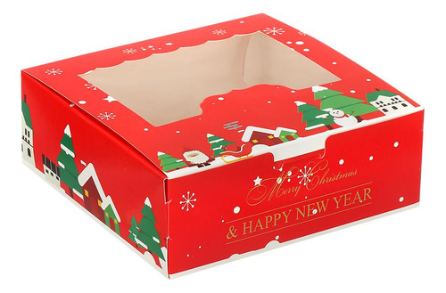 Caja De Regalo De Navidad, Cajas De Cartón Navideñas Para Ta