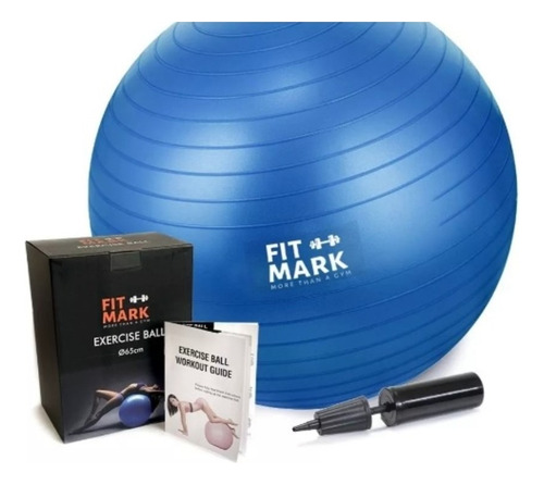 Pelota Yoga Esferodinamia Suiza 65 Cm Gym Pilates + Inflador