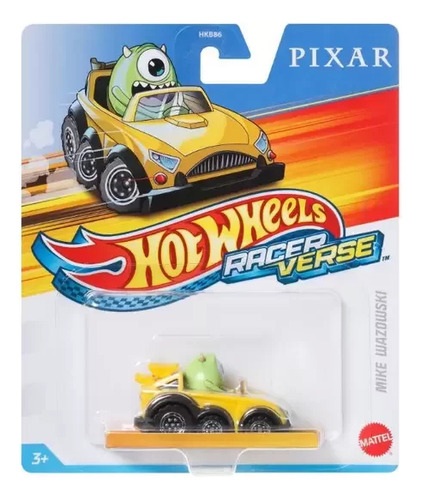 Carrinho Hot Wheels Racer Verse Pixar Mike Wazowski
