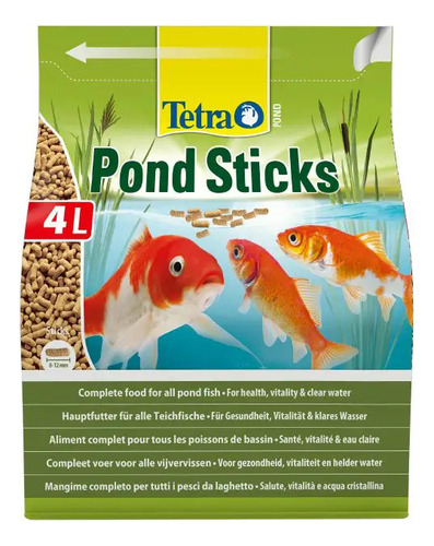 Tetra Pond Stick 4 L / 450 Gr Para Peces De Todas Las Edades