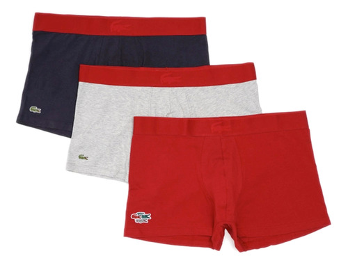 Boxer Lacoste Casual Cotton Strech Pack X3