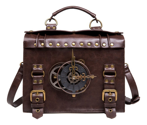 Bolso De Mensajero Steampunk, Bolso Bandolera De Hombro