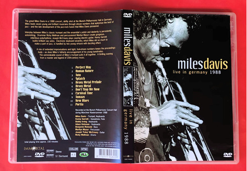 Dvd Miles Davis  Live In Germany 1988 