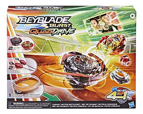 Set De Batalla Beyblade Burst Quaddrive Cosmic Vector Con Be
